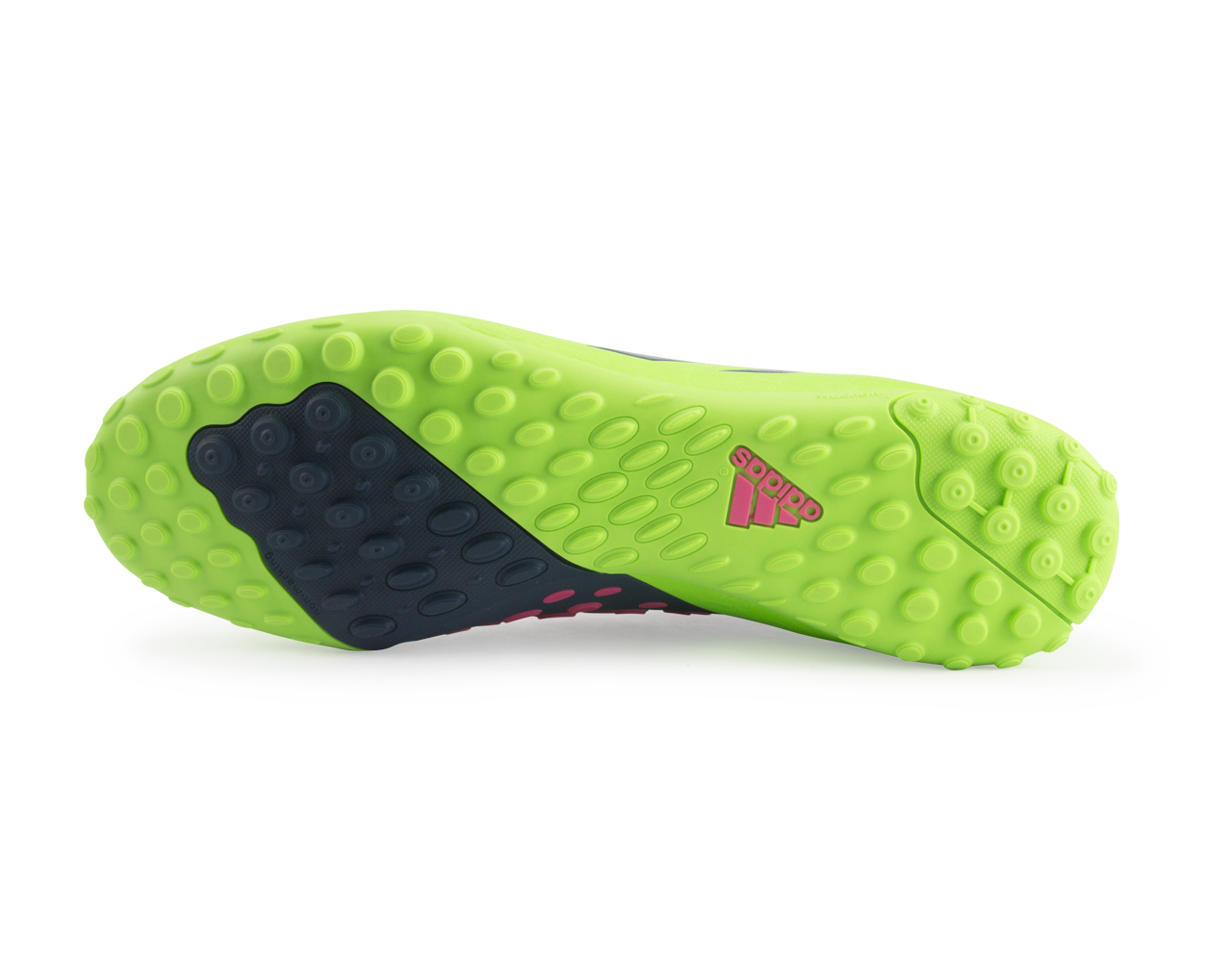 adidas Men's Freefootball X-ite Indoor Soccer Shoes Neon Green/Rich Blue