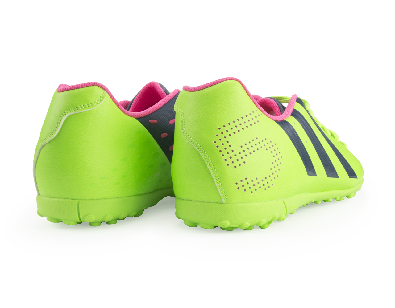 adidas Men's Freefootball X-ite Indoor Soccer Shoes Neon Green/Rich Blue