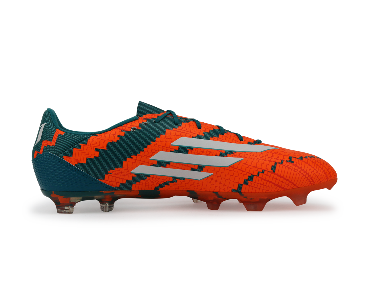 adidas Men's Messi 10.2 FG Power Teal/White/Solar Orange