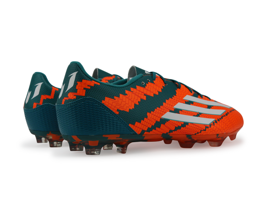 adidas Men's Messi 10.2 FG Power Teal/White/Solar Orange