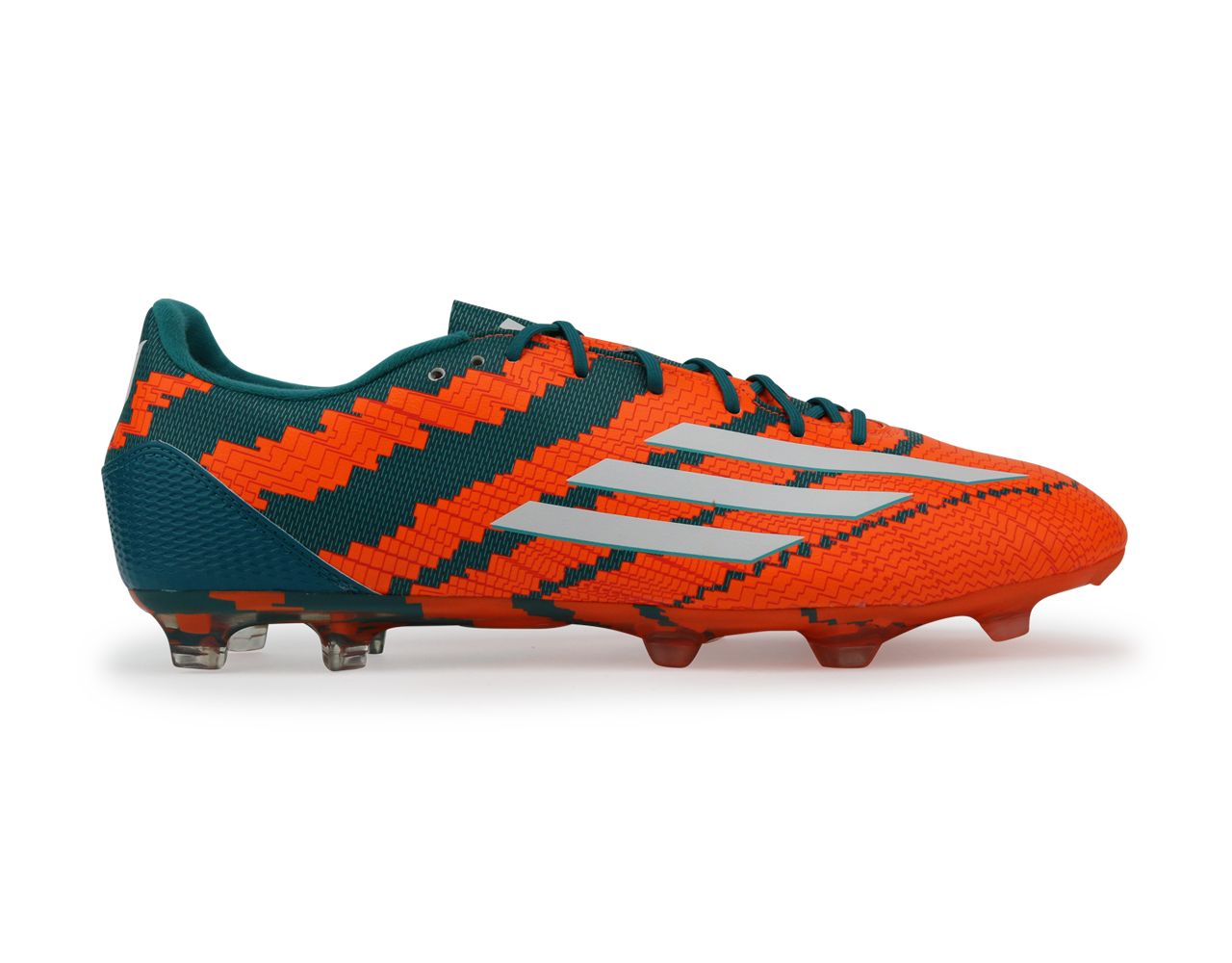 adidas Men's Messi 10.2 FG Power Teal/White/Solar Orange