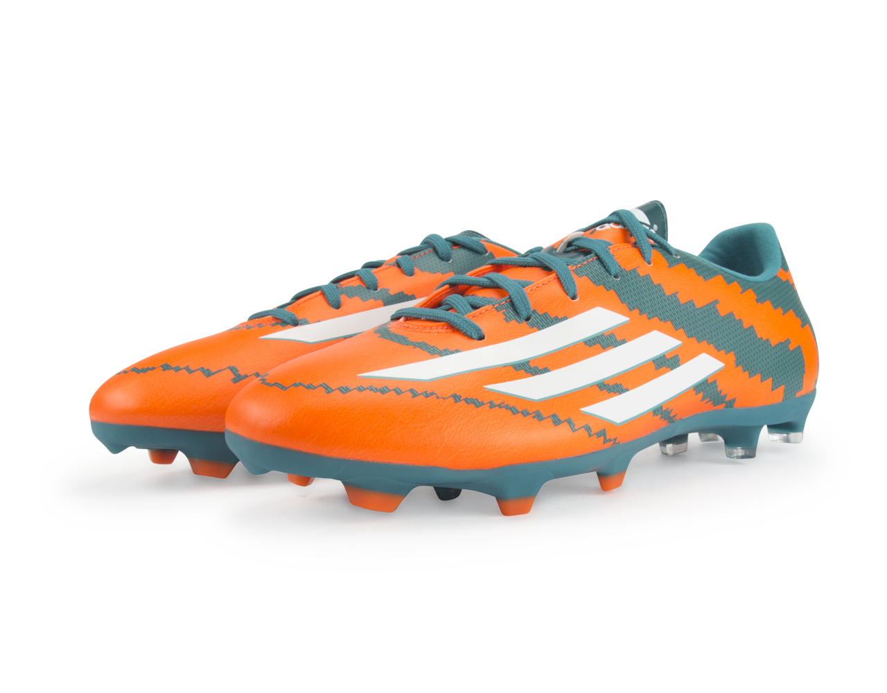 adidas Men's Messi 10.3 FG Power Teal/White/Solar Orange