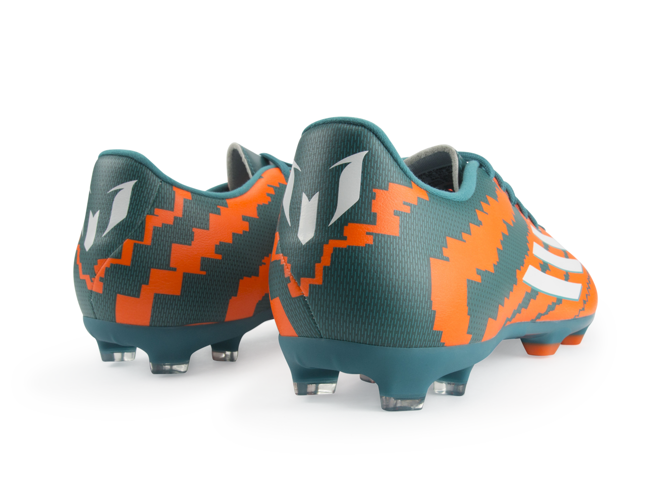 adidas Men's Messi 10.3 FG Power Teal/White/Solar Orange