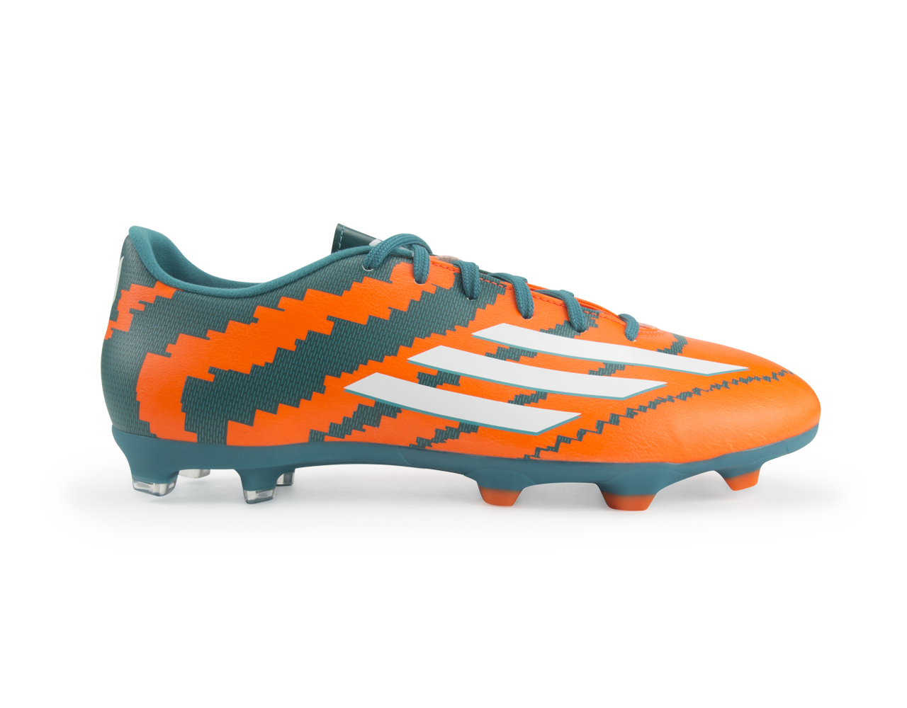 adidas Men's Messi 10.3 FG Power Teal/White/Solar Orange