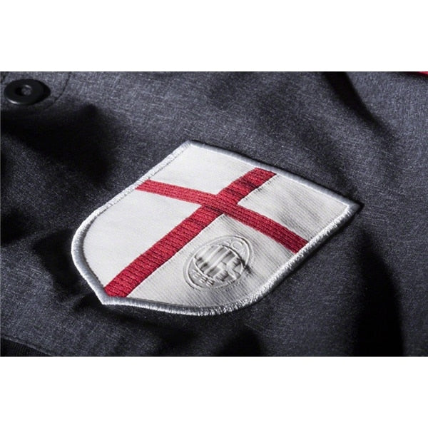 adidas Men's AC Milan Anthem Jacket Black/Victory Red/Core White