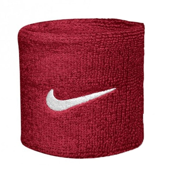 Nike Swoosh Wristband One Size Fits Most Maroon