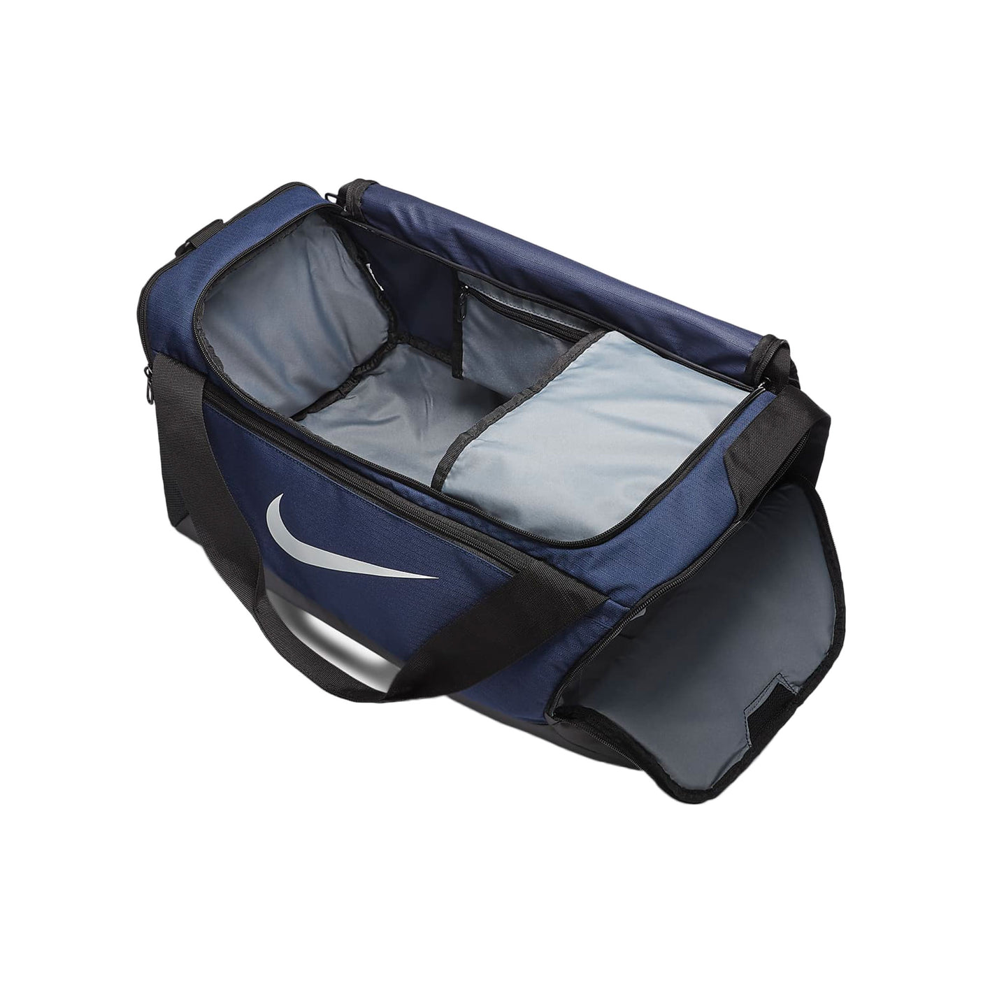 Nike Brasilia Small Training Duffel Bag Navy/White Inside