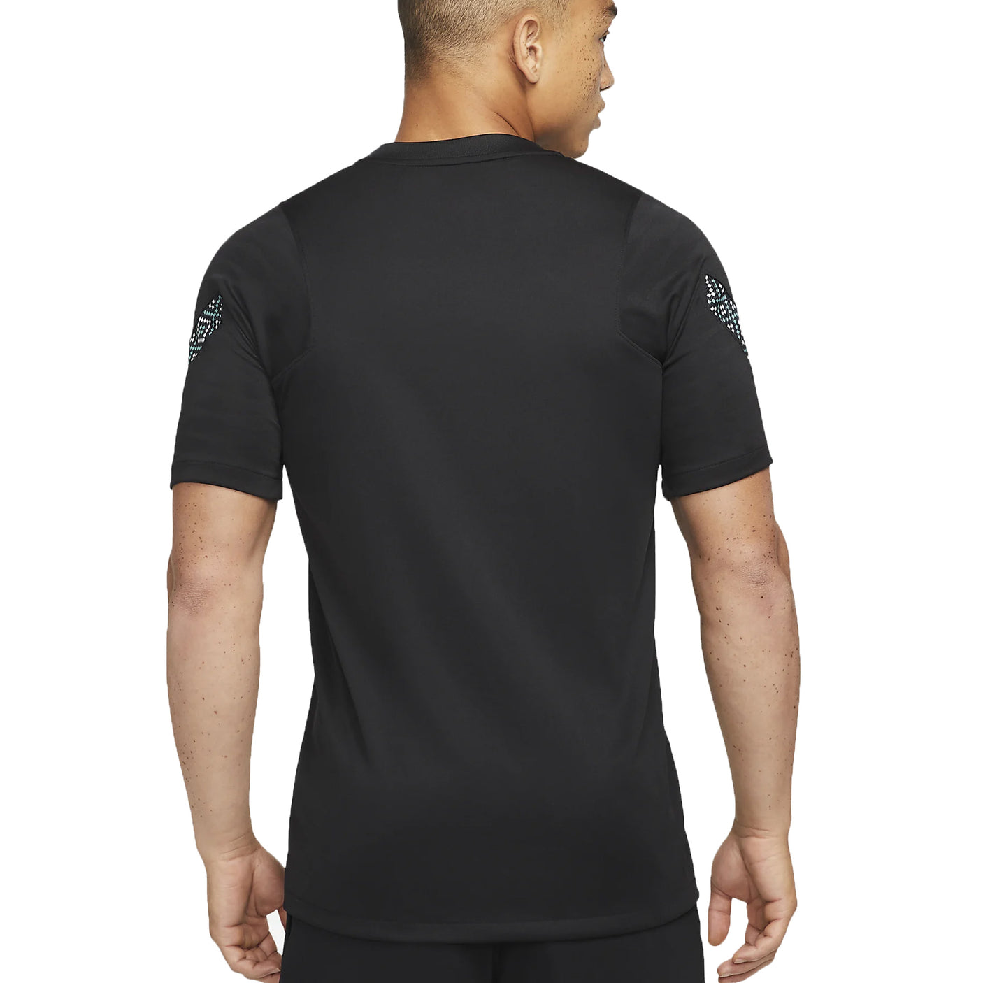 Nike Mens Club America 2022 Strike Jersey Black/Teal Back