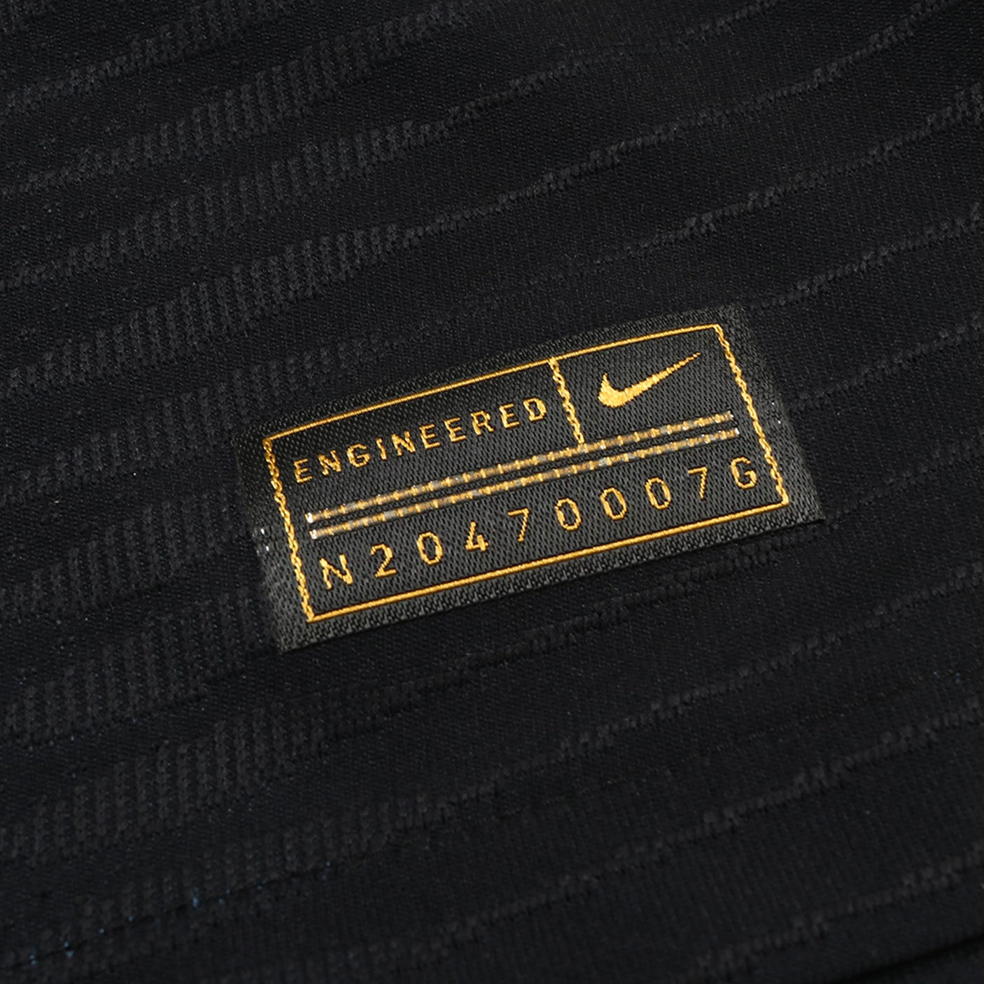 Nike Mens Club America 20222 Dri-FIT ADV Third Match Jersey Black/Teal Swoosh Tag