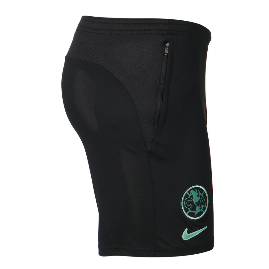 Nike Mens Club America Academy Shorts 2022 Black/Teal Side