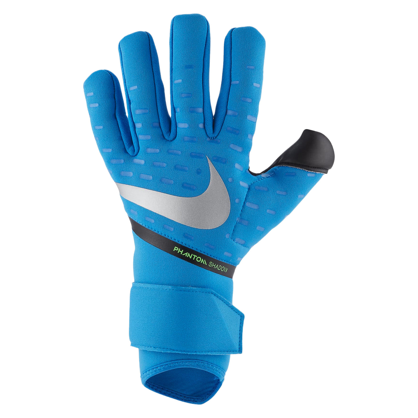 Nike Men's Phantom Shadow Goalkeeper Gloves Photo Blue/Black Front