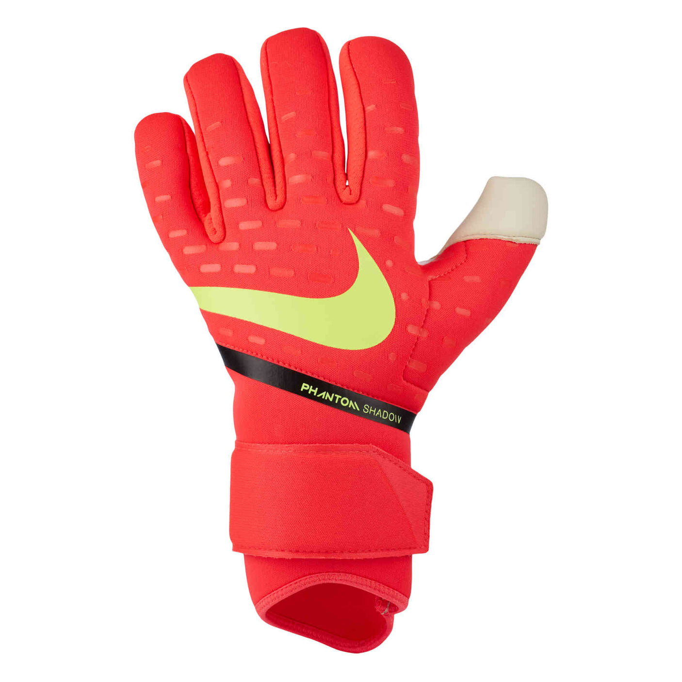 Nike Mens Phantom Shadow Goalkeeper Gloves Red/White/Volt Left
