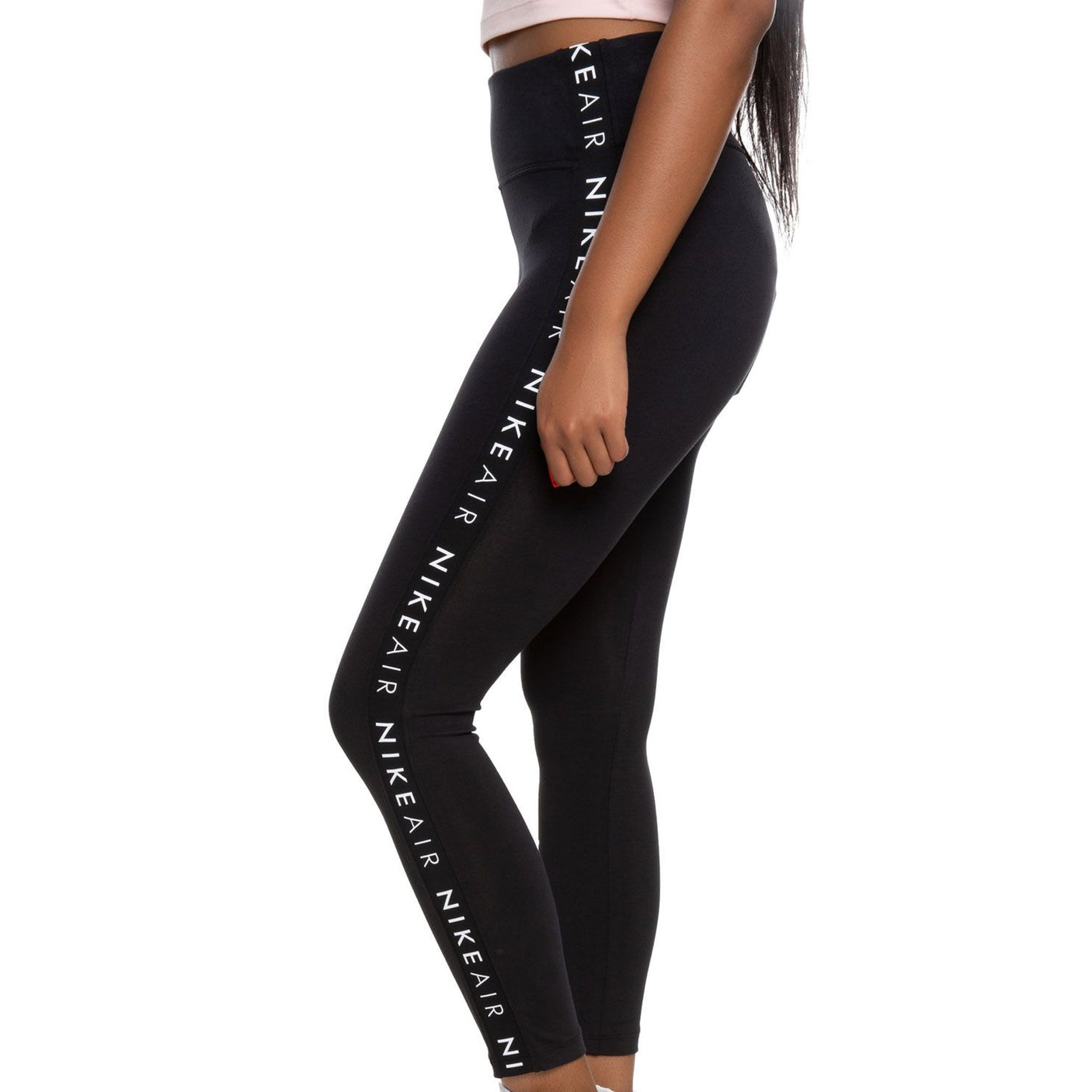 Nike Womens Air Tights Black/White Side