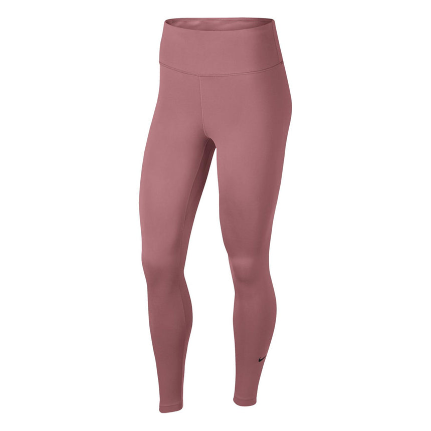 Nike Womens DriFit One MidRise Tights Desert Berry/Black Front