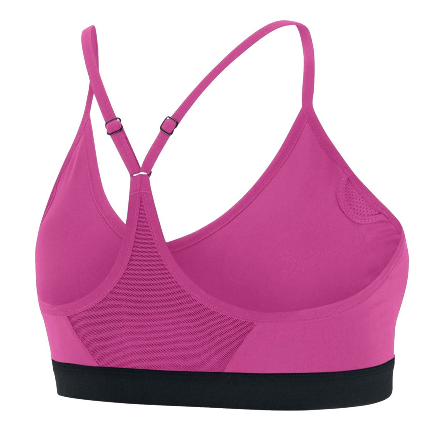 Nike Womens Indy DriFIT VNeck Sports Bra Pink/Black Back