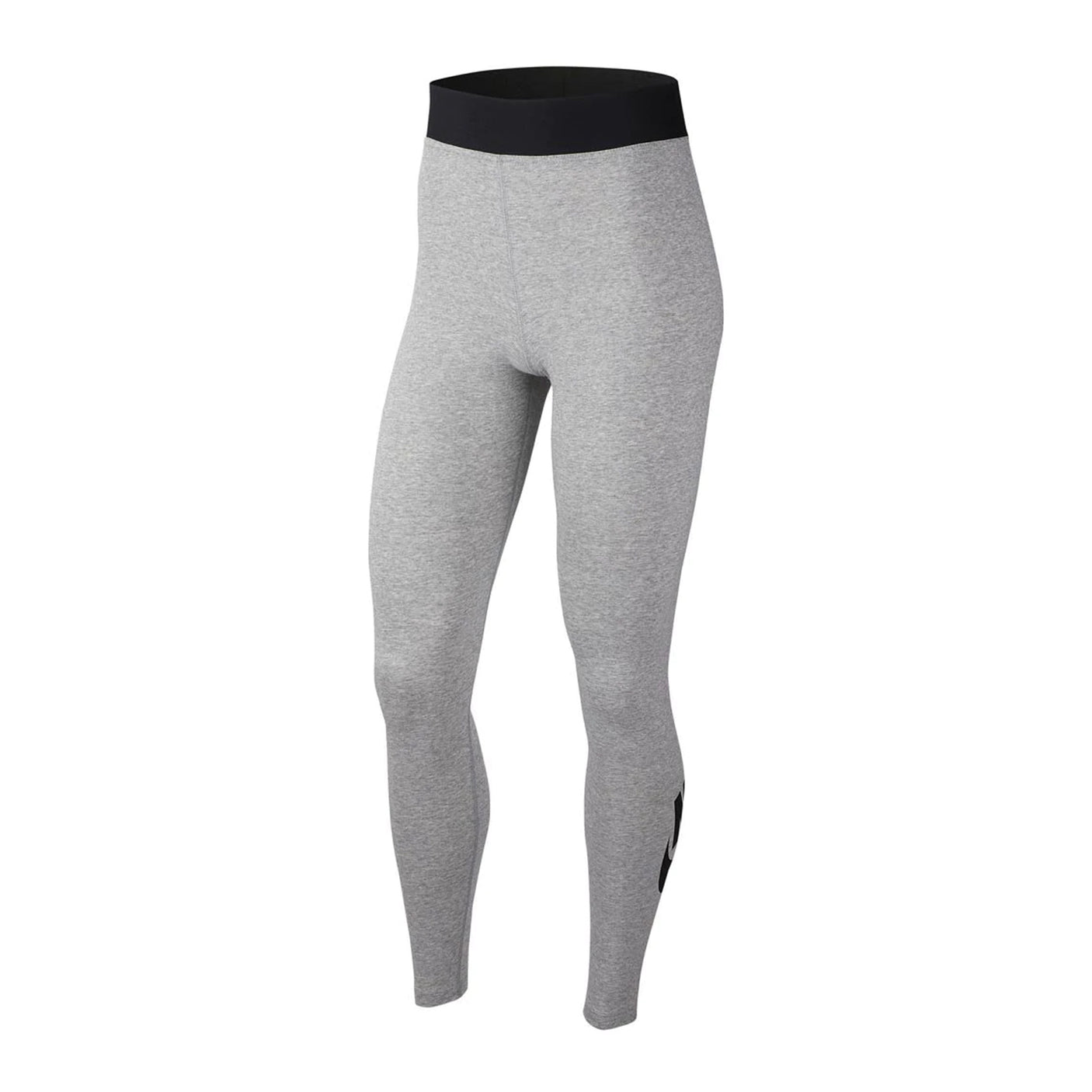 Nike Womens LegASee High Waist Tights Grey/Black Front