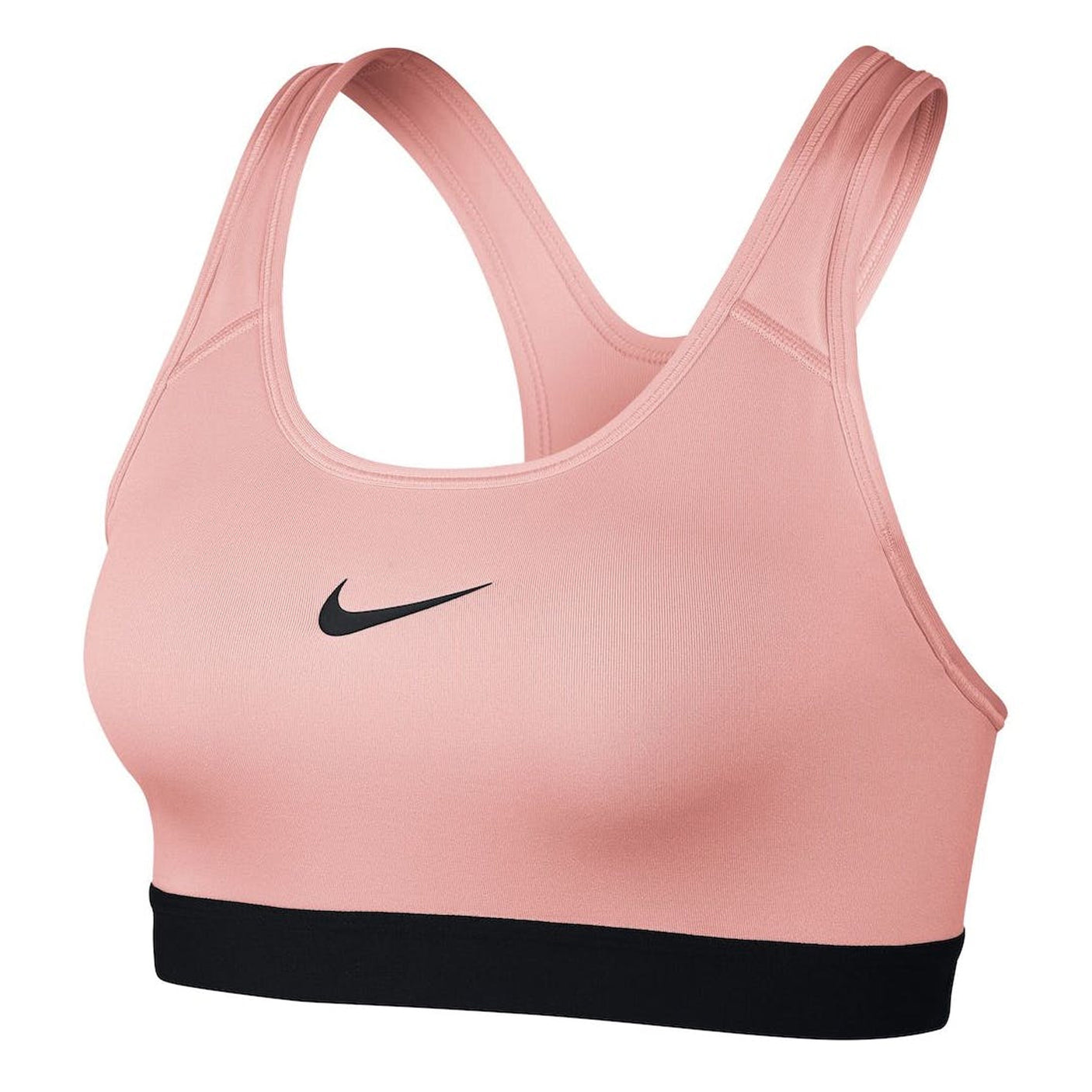 Nike Womens Pro Classic Padded Sports Bra Storm Pink/Black Front