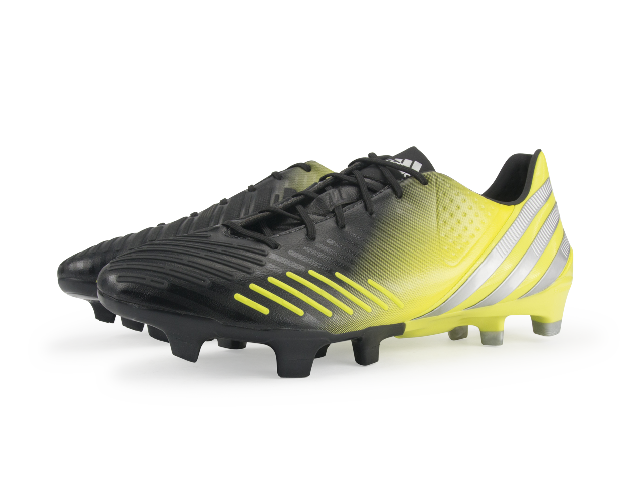 adidas Men's Predator LZ TRX FG Black/Neon Lime-White-Metallic Silver