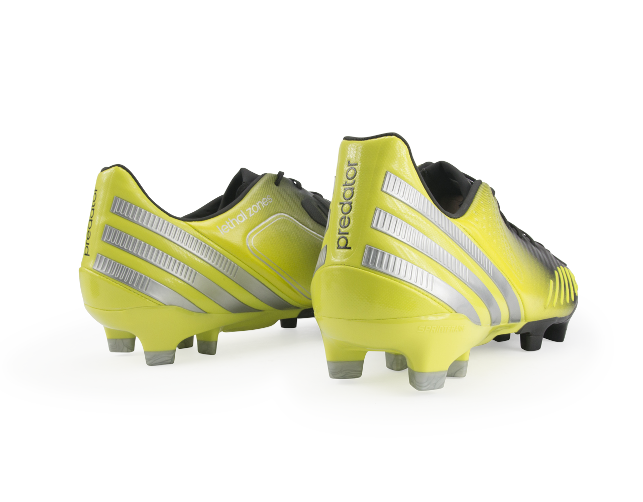 adidas Men's Predator LZ TRX FG Black/Neon Lime-White-Metallic Silver