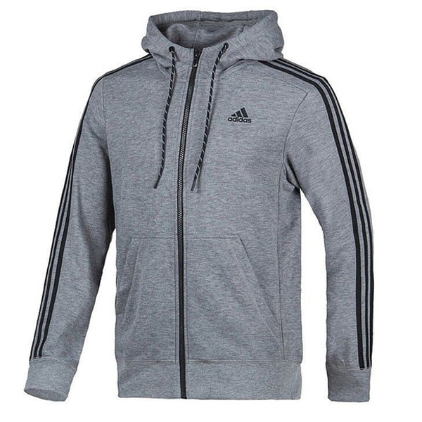 adidas Men's Essentials Hoodie Dark Grey/Black
