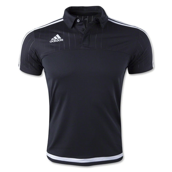 adidas Men's Tiro 15 CL Polo Black/White