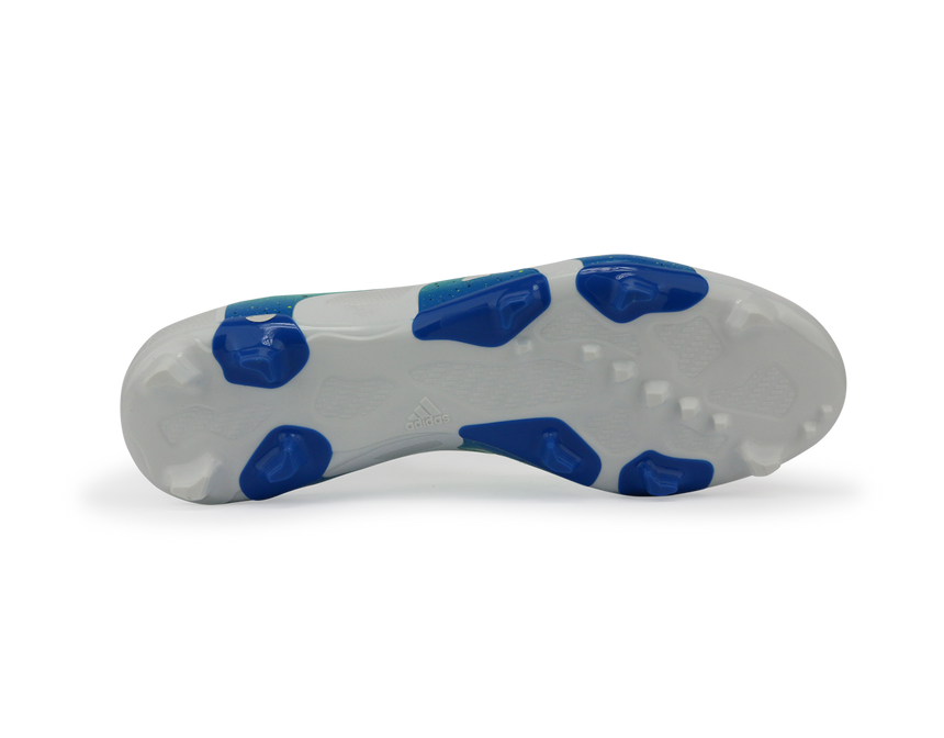 adidas Men's X 15.2 FG/AG White/Core Black/Solar Slime