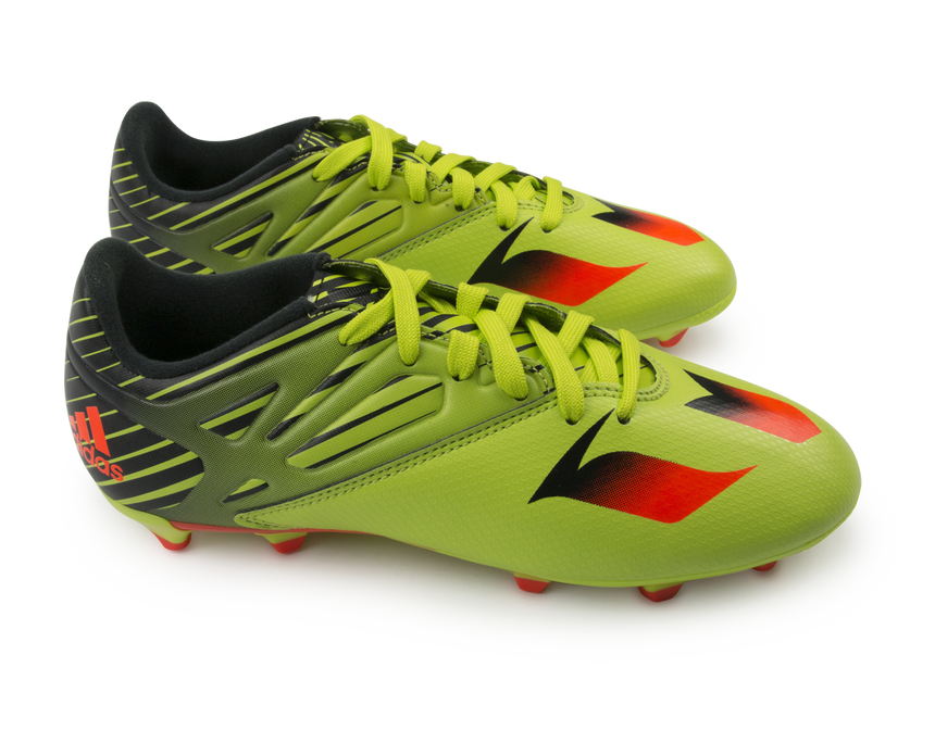 adidas Men's Messi 15.3 FG/AG Semi Solar Slime/Solar Red/Black