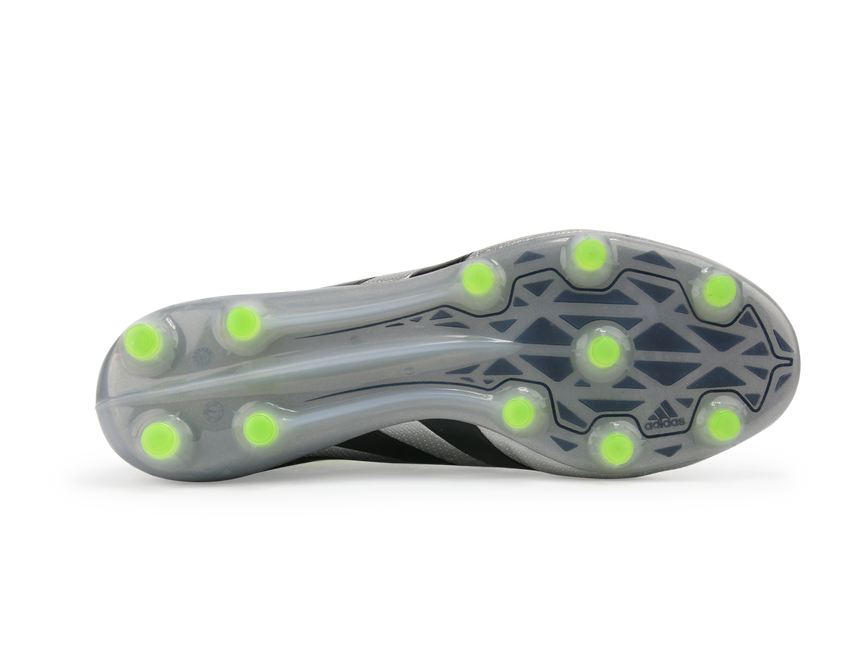adidas Men's ACE 16.1 Primeknit FG/AG Silver Metalic/Core Black/Solar Yellow