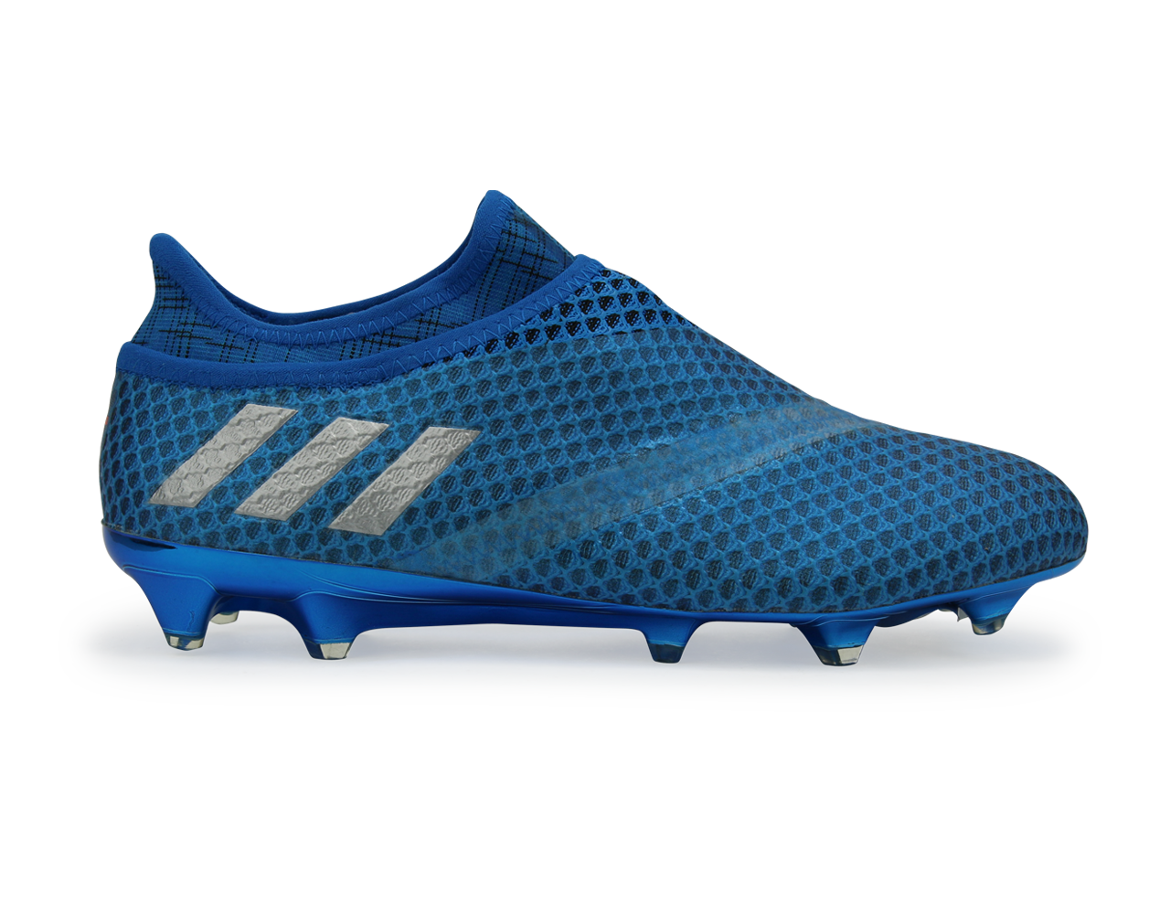 adidas Men's Messi 16+ PUREAGILITY FG Sho Blue/Metallic Silver