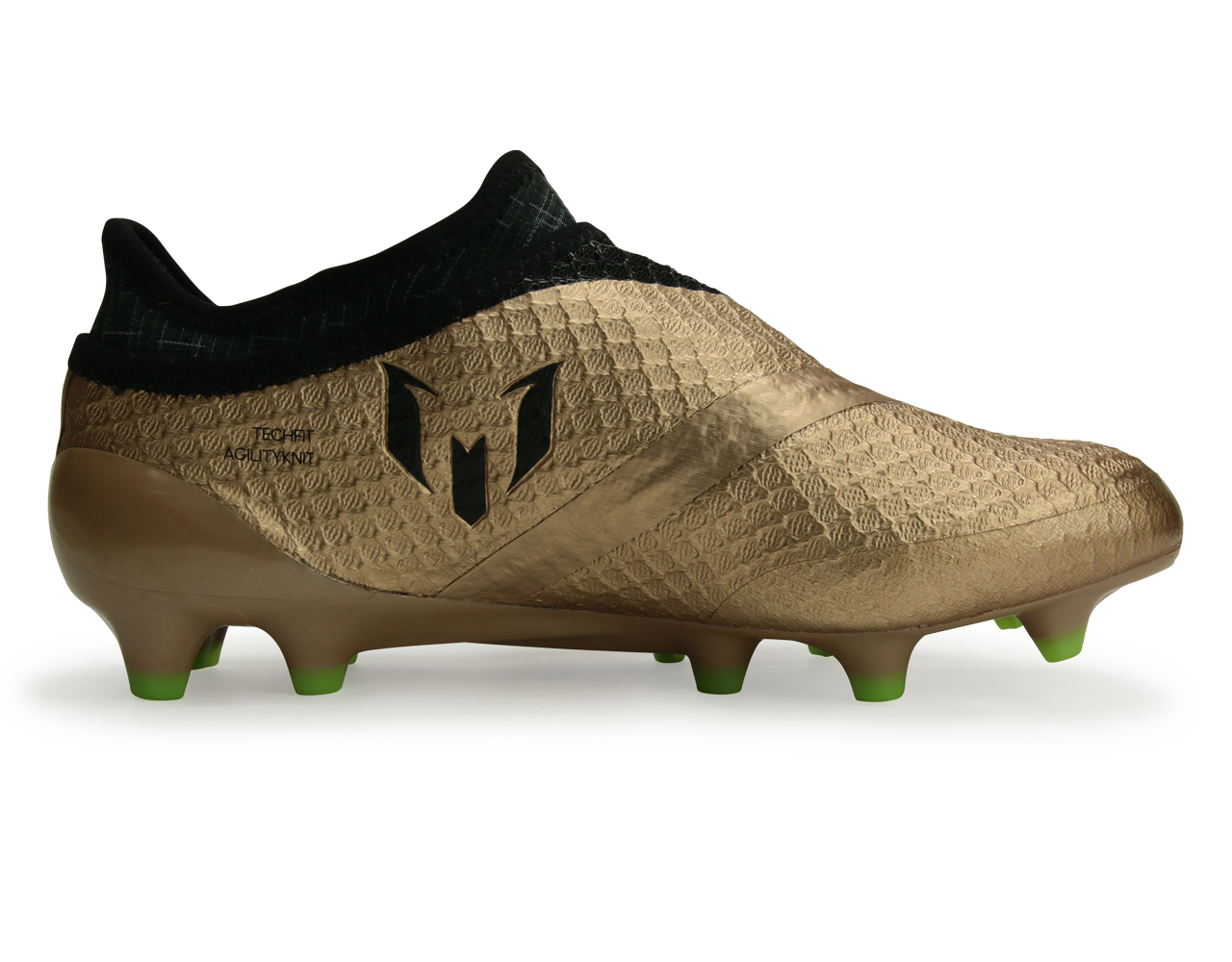 adidas Kids Messi 16+ FG Copper Metallic/Core Black/Solar Green