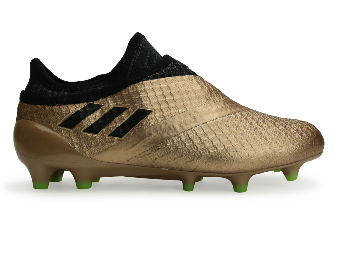 adidas Kids Messi 16+ FG Copper Metallic/Core Black/Solar Green