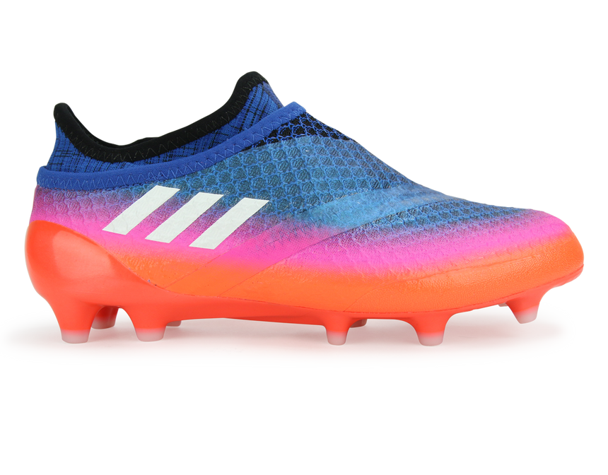 adidas Kids Messi 16+ FG PUREAGILITY Blue/White/Solar Orange