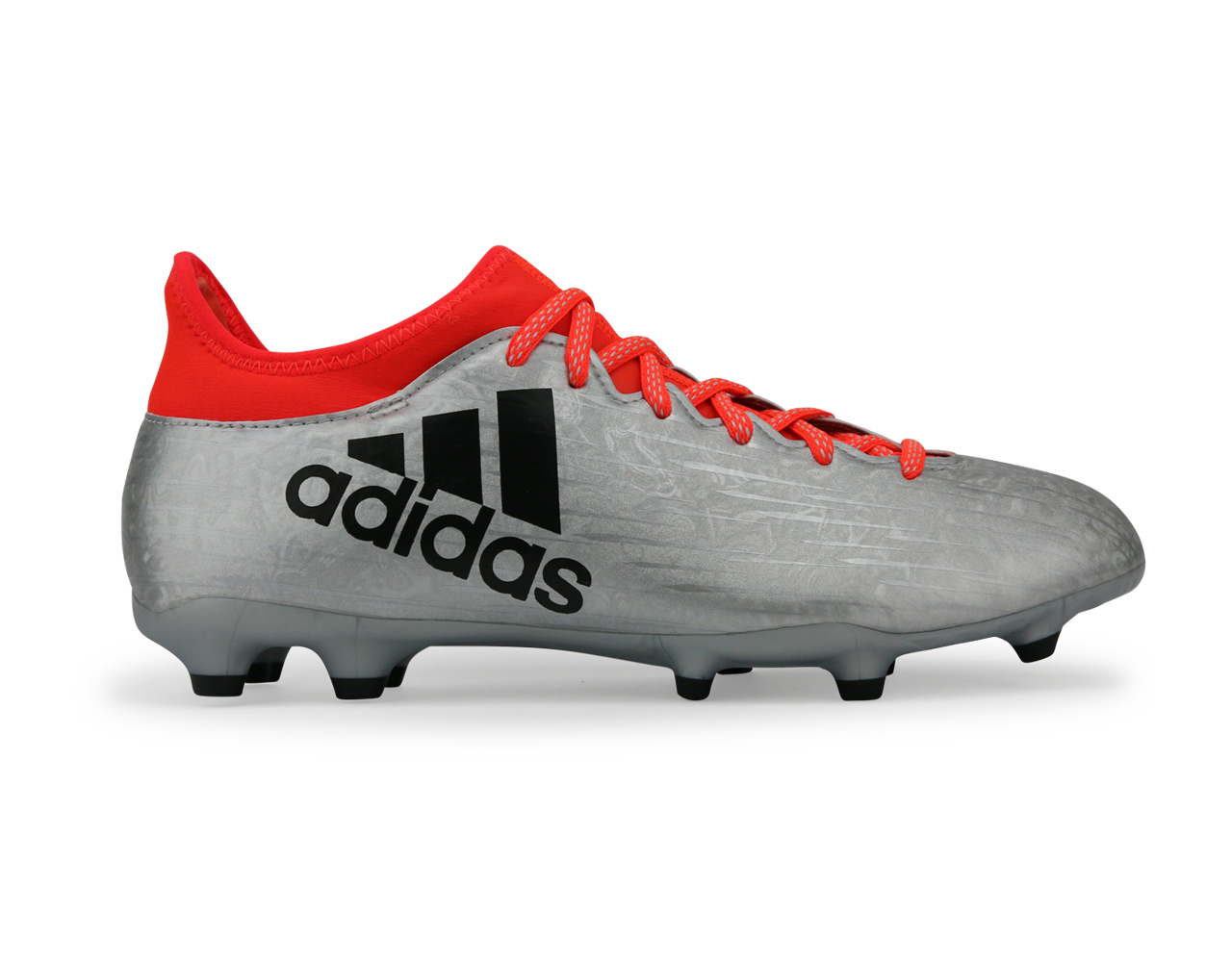 adidas Men's X 16.3 FG Silver Metalic/Core Black/Solar Red