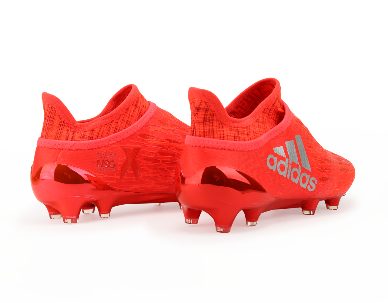 adidas Kids X 16+ PURECHAOS FG Solar Red/Metallic Silver