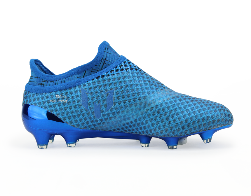 adidas Kids Messi 16+ PUREAGILITY FG Sho Blue/Metalic Silver