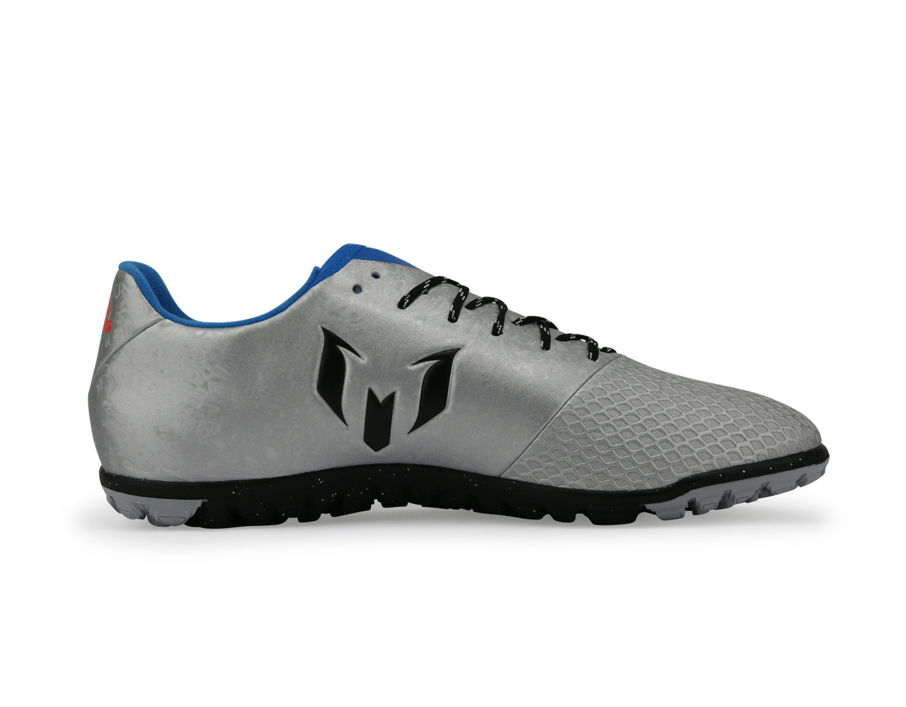 adidas Men's MESSI 16.3 Turf Soccer Shoes Siver Metalic/Core Black/Sho Blue