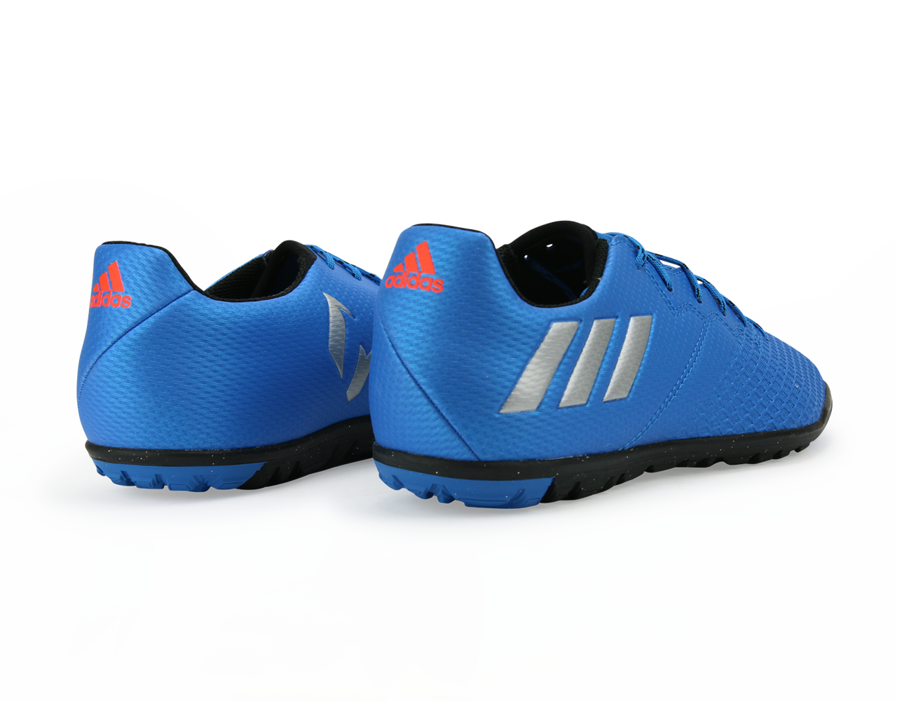 adidas Kids Messi 16.3 Turf Soccer Shoes Sho Blue/Metalic Silver