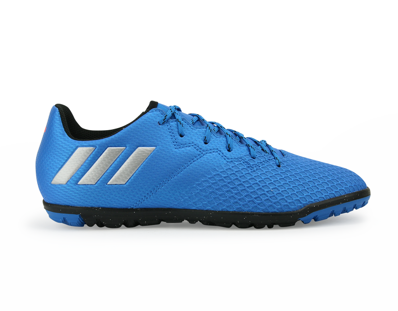 adidas Kids Messi 16.3 Turf Soccer Shoes Sho Blue/Metalic Silver