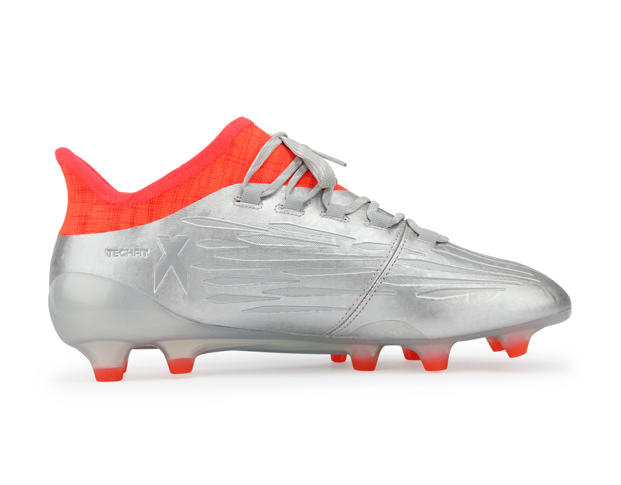 adidas Men's X 16.1 FG Silver Metalic/Core Black/Solar Red