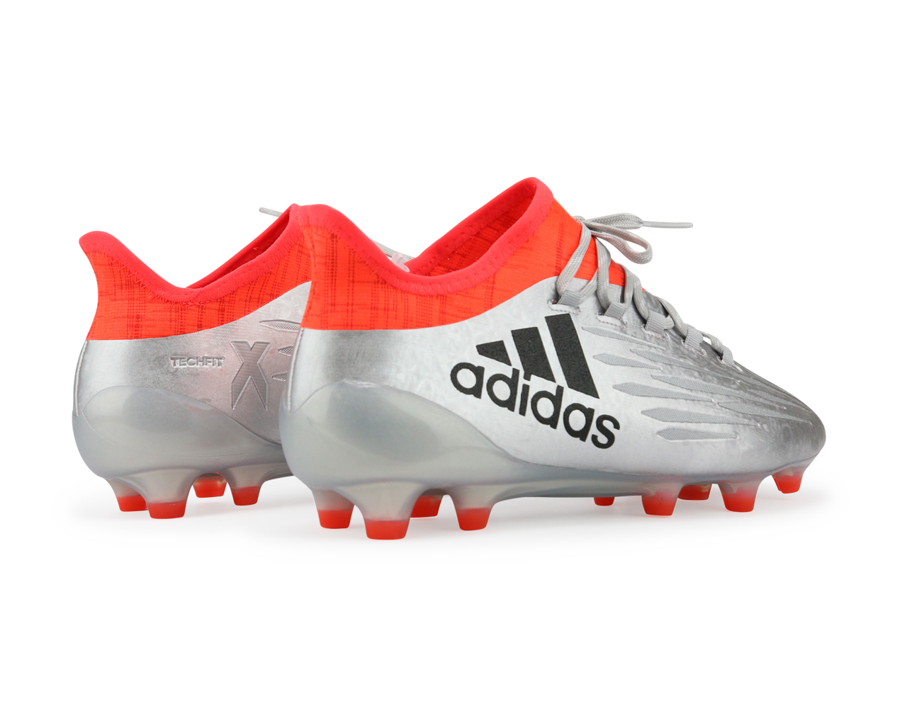 adidas Men's X 16.1 FG Silver Metalic/Core Black/Solar Red