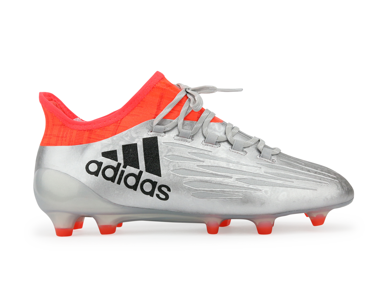 adidas Men's X 16.1 FG Silver Metalic/Core Black/Solar Red