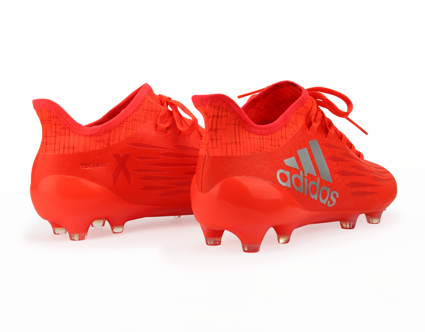 adidas Men's X 16.1 FG/AG Solar Red/Metalic Silver