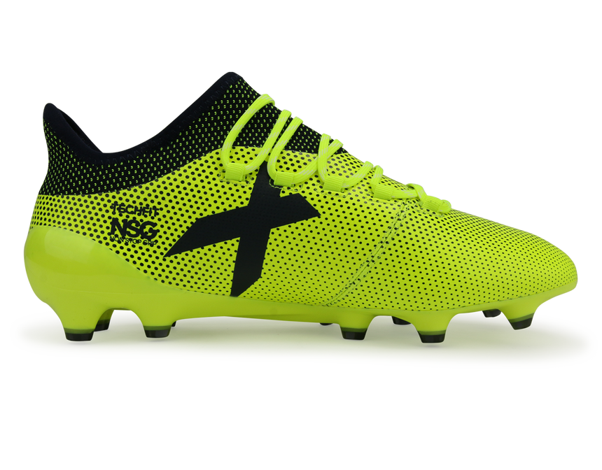 adidas Men's X 17.1 FG Solar Yellow/Legend Ink