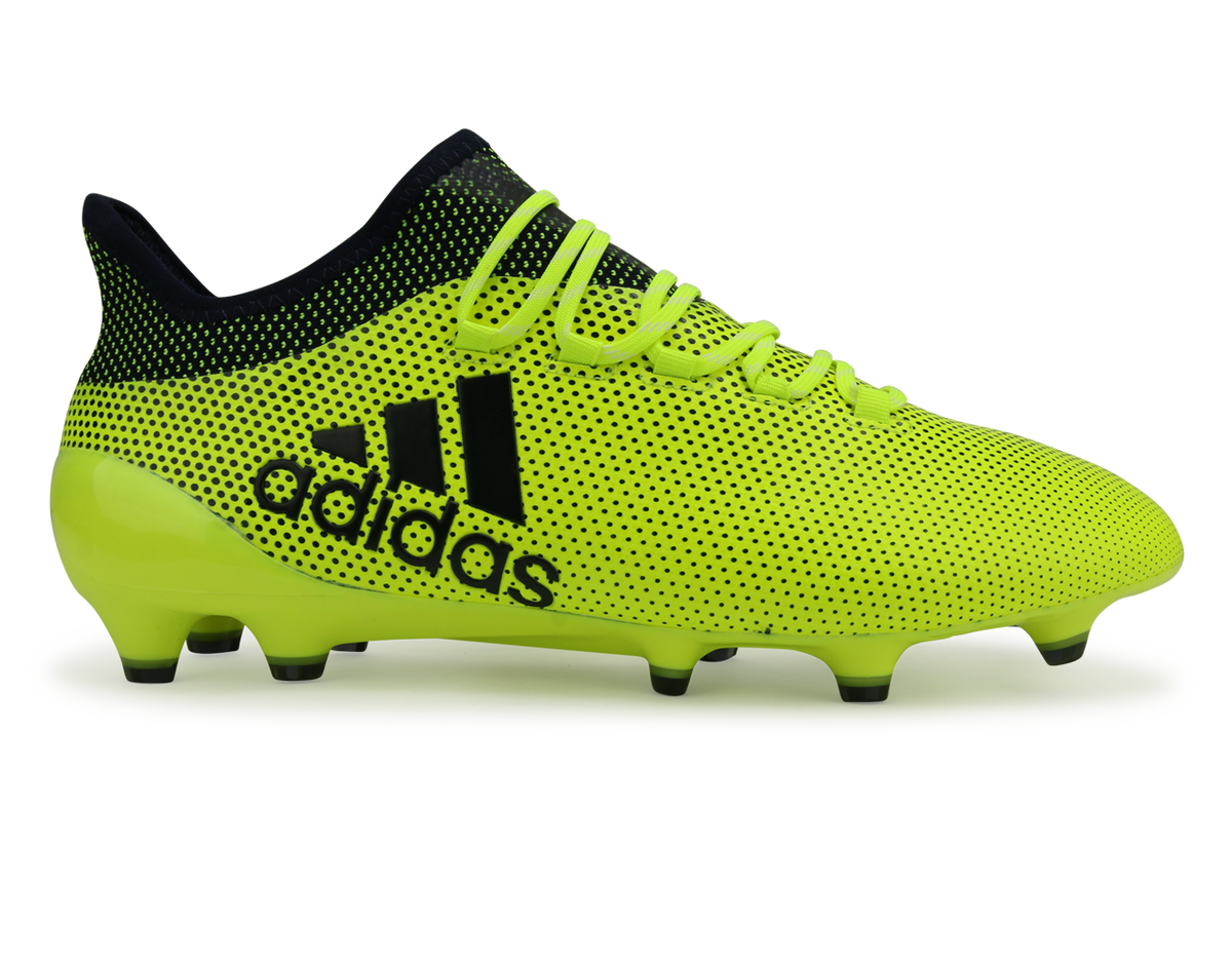 adidas Men's X 17.1 FG Solar Yellow/Legend Ink – Azteca Soccer