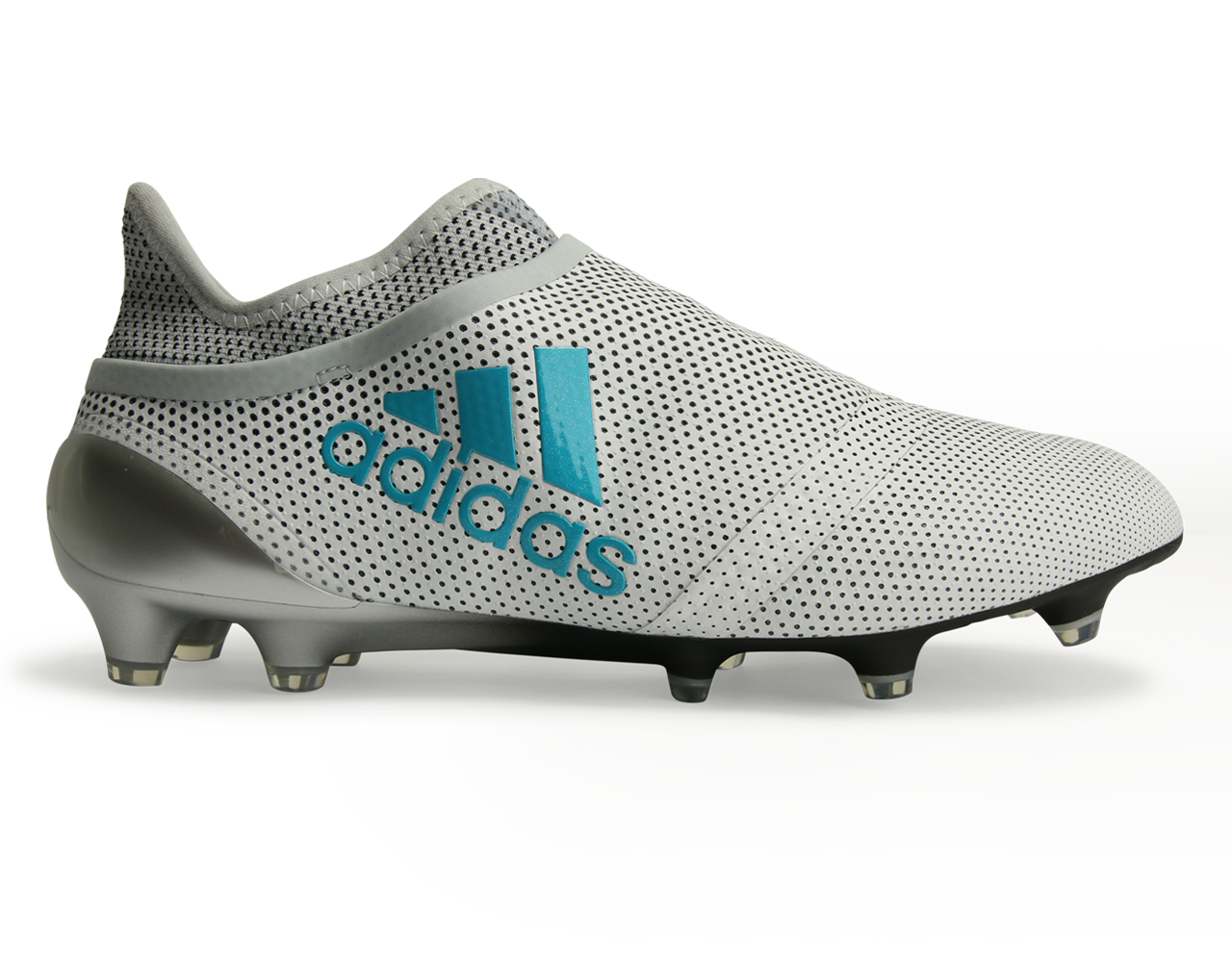 adidas Men's X 17+ Purespeed FG White/Energy Blue/Clear Grey