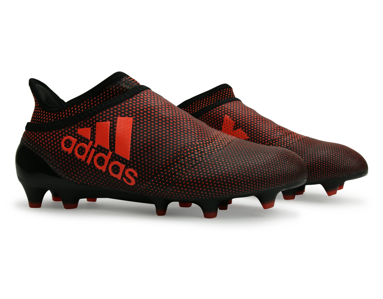 adidas Kids X 17+ Purespeed FG Core Black/Solar Red/Solar Orange