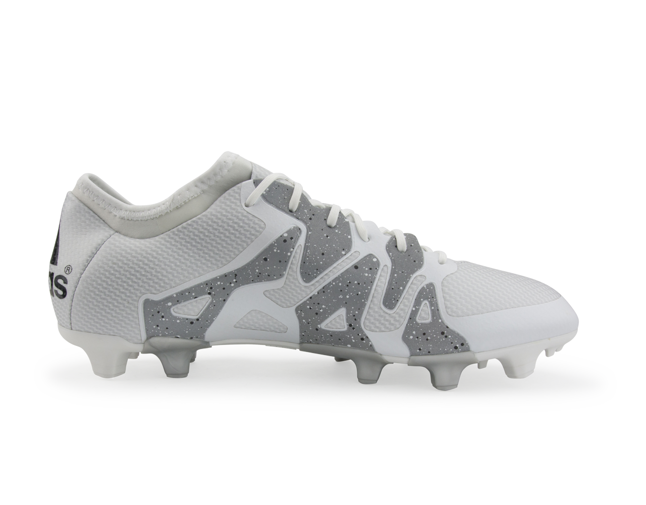 adidas Men's X 15.1 FG/AG White/Core Black/Silver Metallic