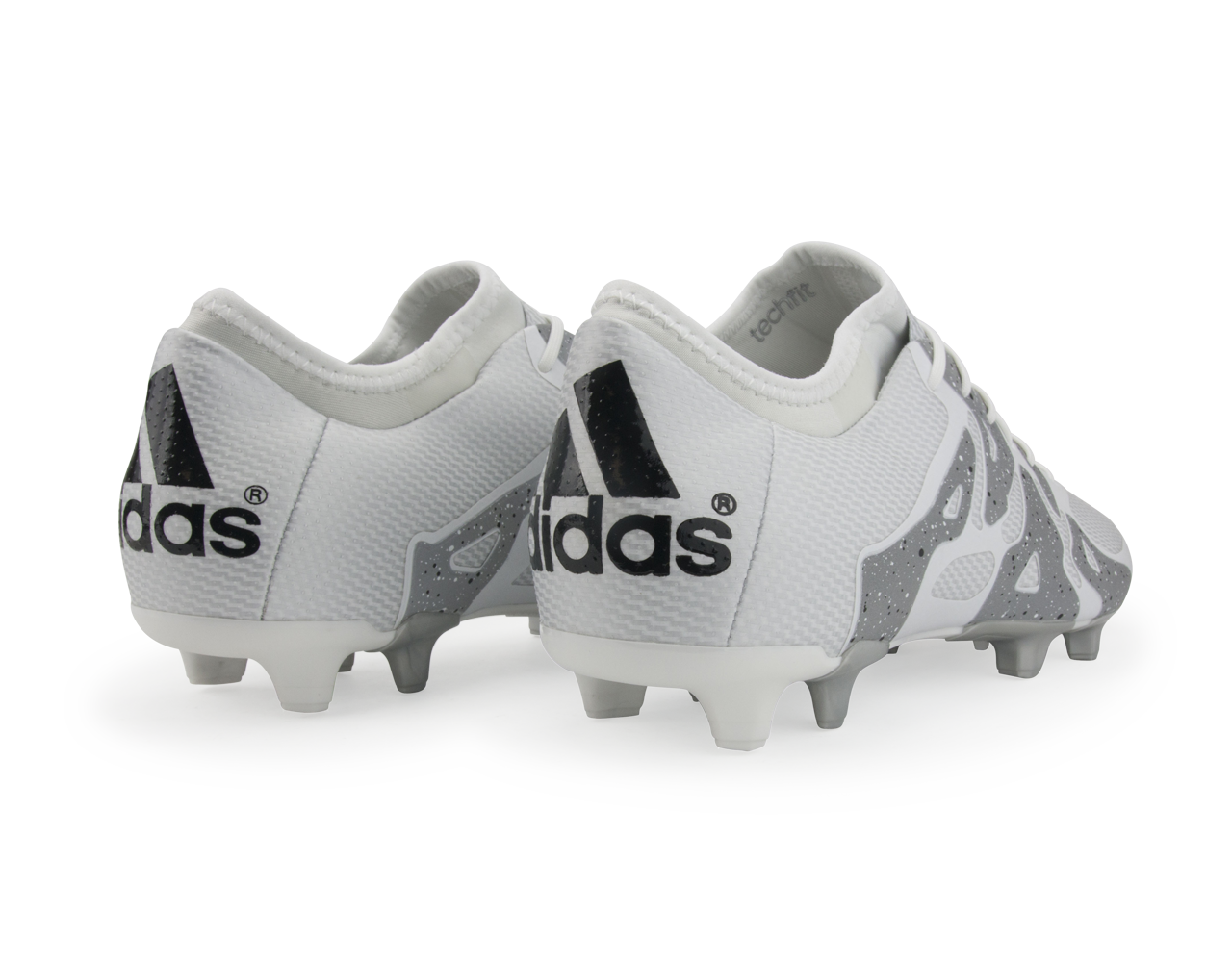 adidas Men's X 15.1 FG/AG White/Core Black/Silver Metallic