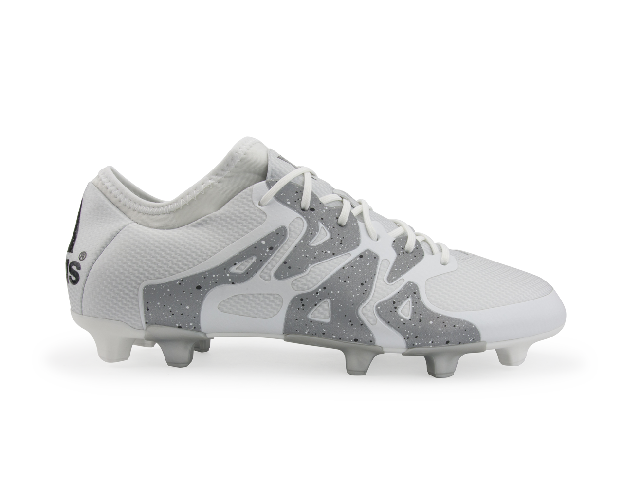 adidas Men's X 15.1 FG/AG White/Core Black/Silver Metallic