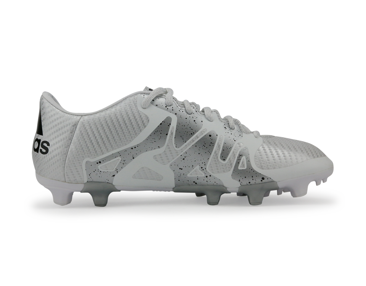 adidas Men's X 15.3 FG/AG White/Core Black/Silver Metallic